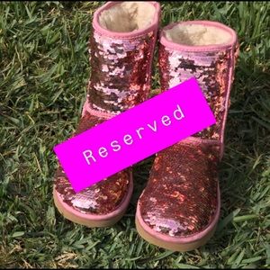 Pink ugg boots